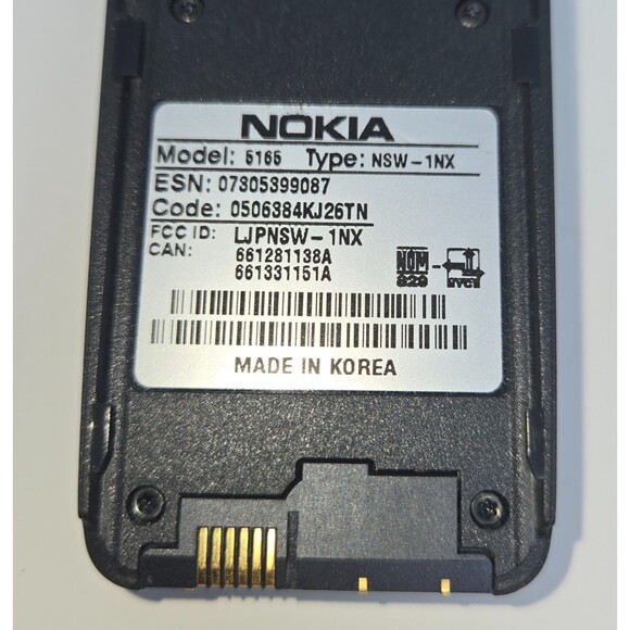 Nokia 6010 Cellphone Lot 2 Phones Cingular Wireless Navy Blue Bundle Sleeve - Picture 11 of 16